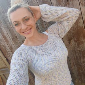 Háčkovaná halenka Liliana
